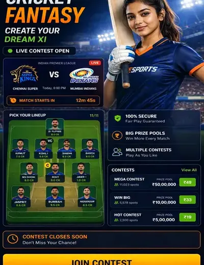Play365paga (Play365 paga) fantasy cricket & matchday visual 3